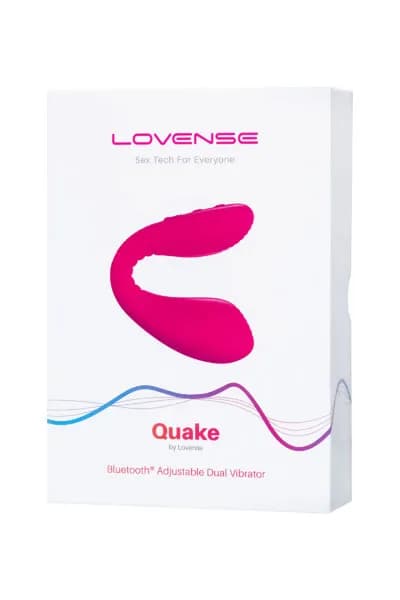 МНОГОФУНКЦИОНАЛЬНЫЙ СТИМУЛЯТОР ДЛЯ ПАР LOVENSE QUAKE (DOLCE), СИЛИКОН, РОЗОВЫЙ, 20 СМ ПОД ЗАКАЗ!