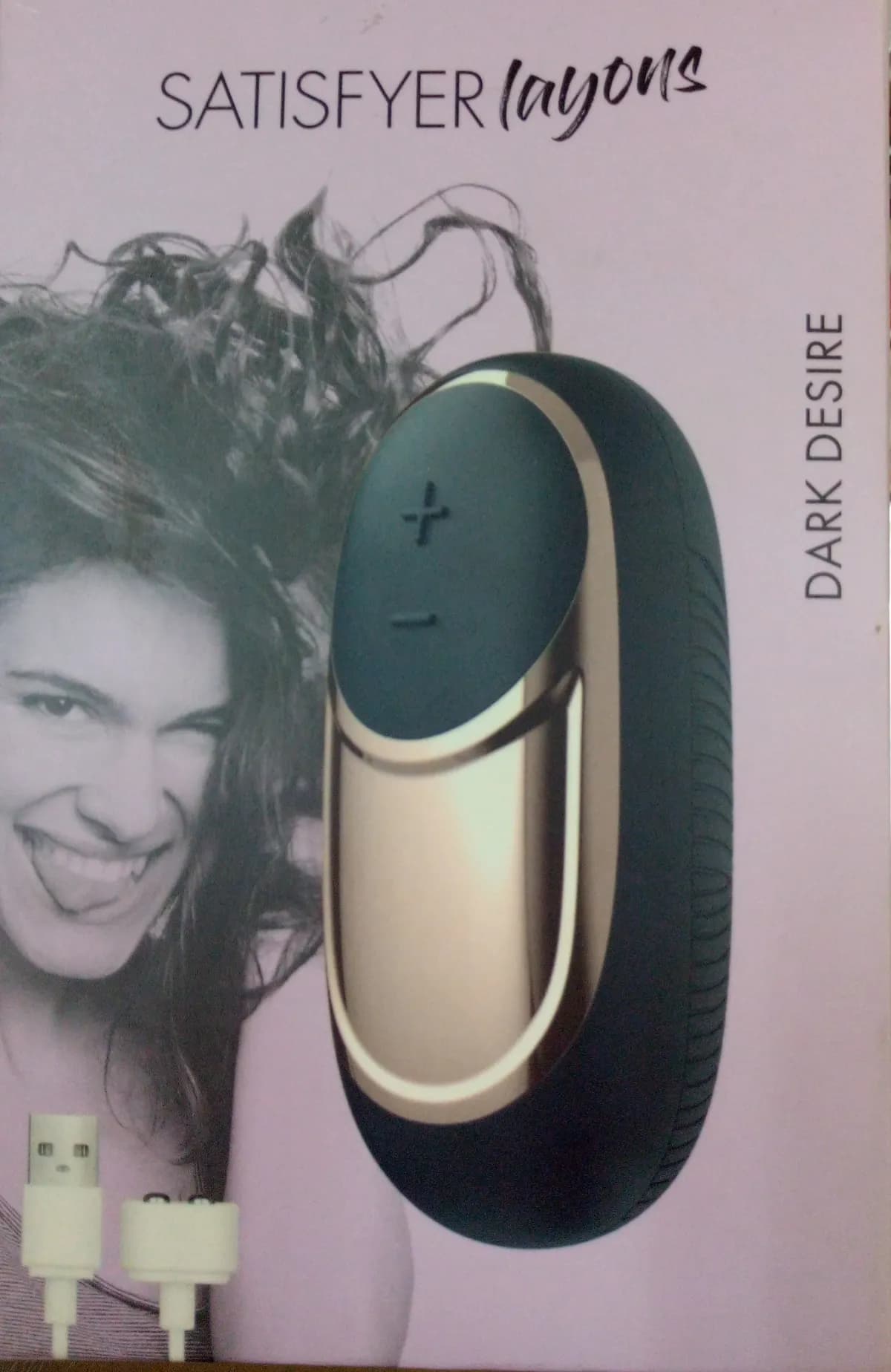 Вибромассажер Satisfyer Layon 2, Dark Desire, силикон, чёрный, 9,4 см