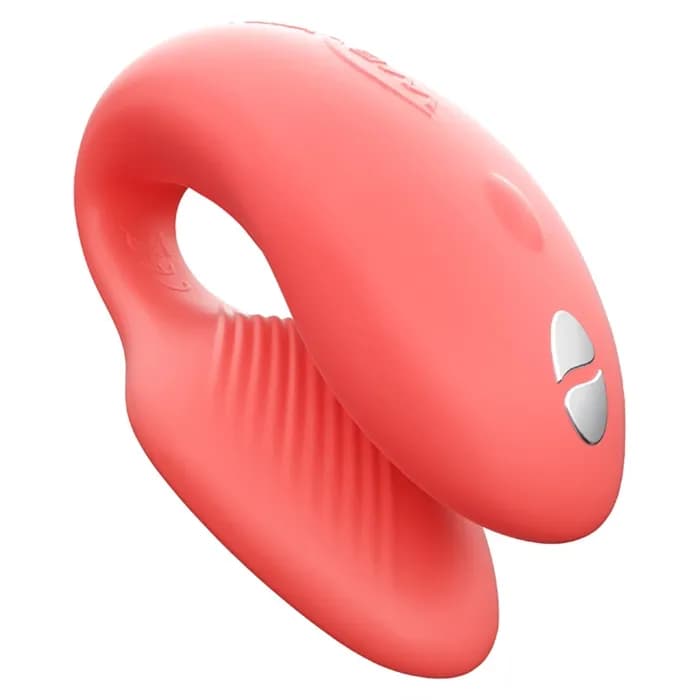 Сенсорный вибромассажер для пар We-Vibe Chorus Crave Coral